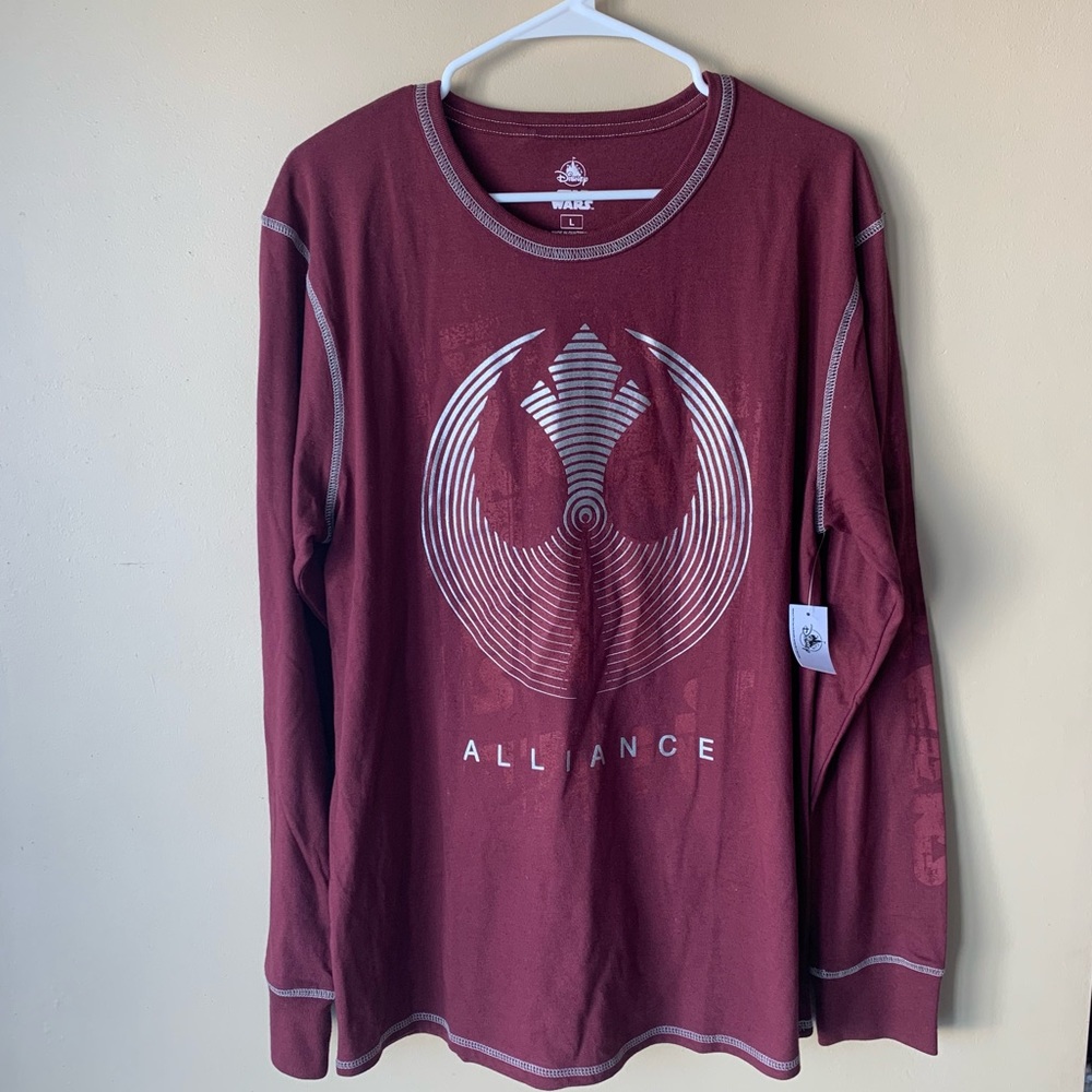 Disney STAR WARS ALLIANCE Long Sleeved Shirt. NWT